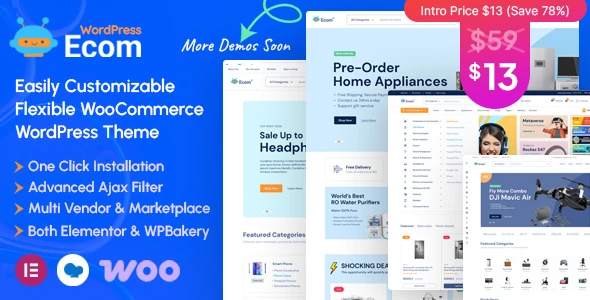 Ecom – Multipurpose WooCommerce WordPress Theme