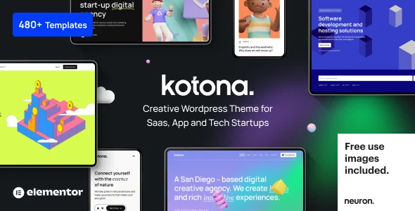 Kotona – Software and App Landing WordPress Theme